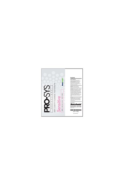 .85 Oz (Pm5921 Rev000 25 Bb Pkg Pro Sys Sensitive Fluoride Toothpaste Otc 6731 482 Tube (1))
